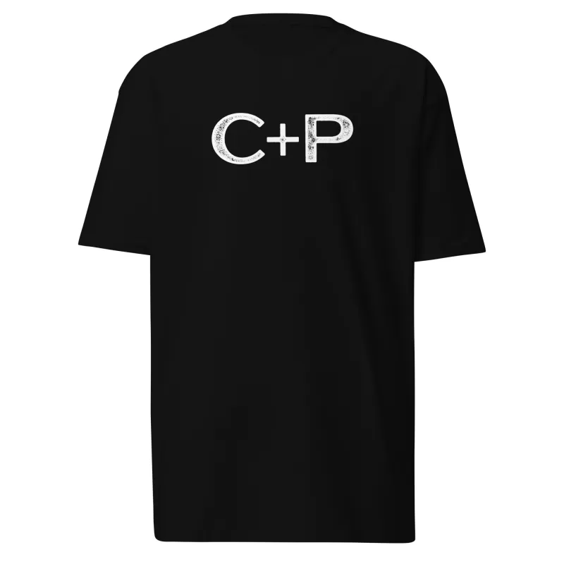 C+P Premium Heavyweight Tee made by Cave and Post