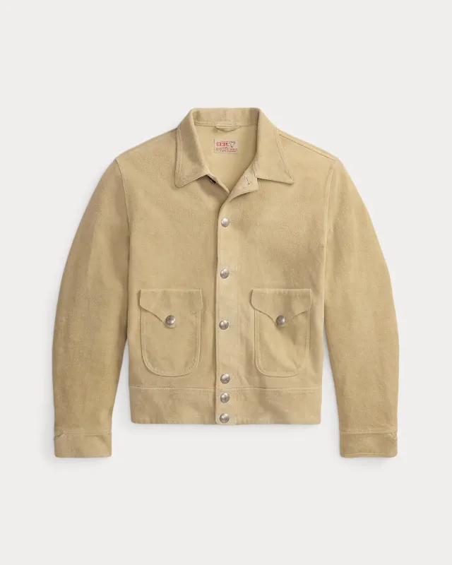 RRL Roughout Suede Jacket sold by Cave and Post