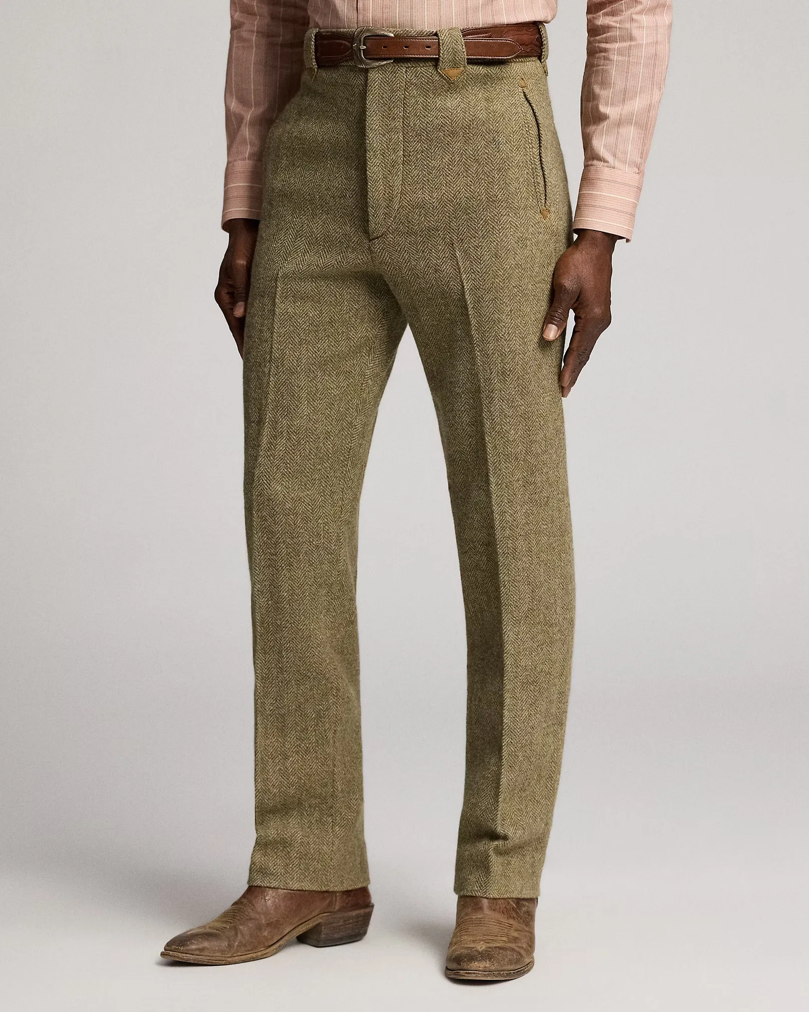 RRL Slim Fit Wool Herringbone Pant sold by Cave and Post product image thumbnail 3