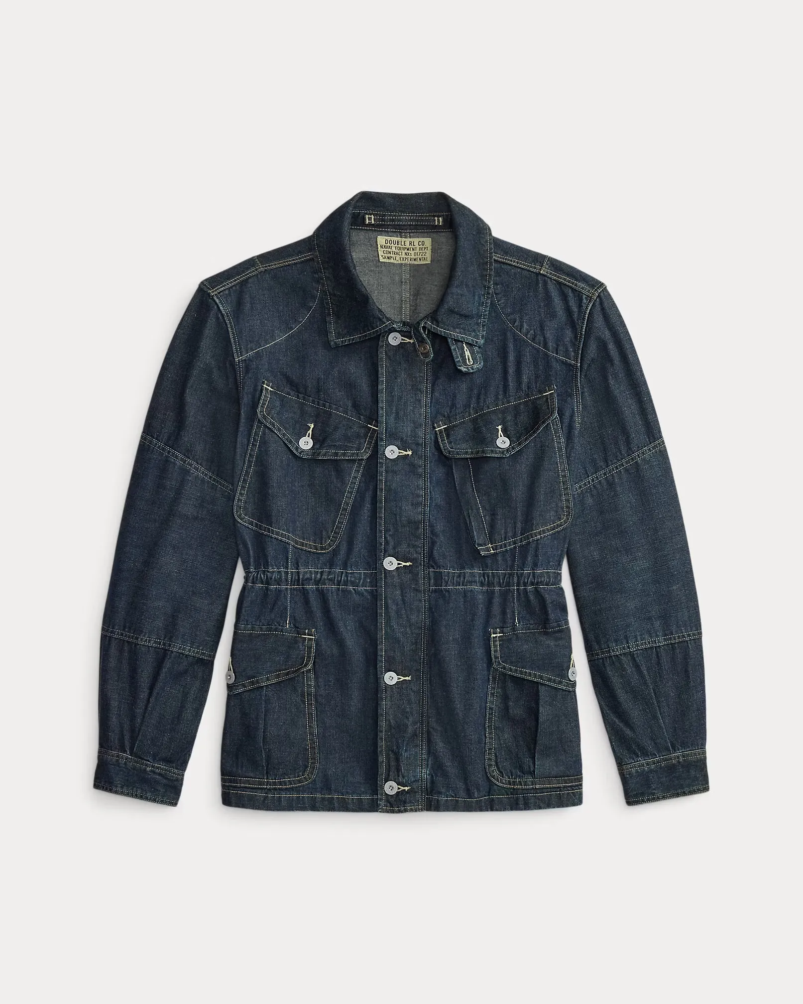 RRL Indigo Denim Field Jacket sold by Cave and Post