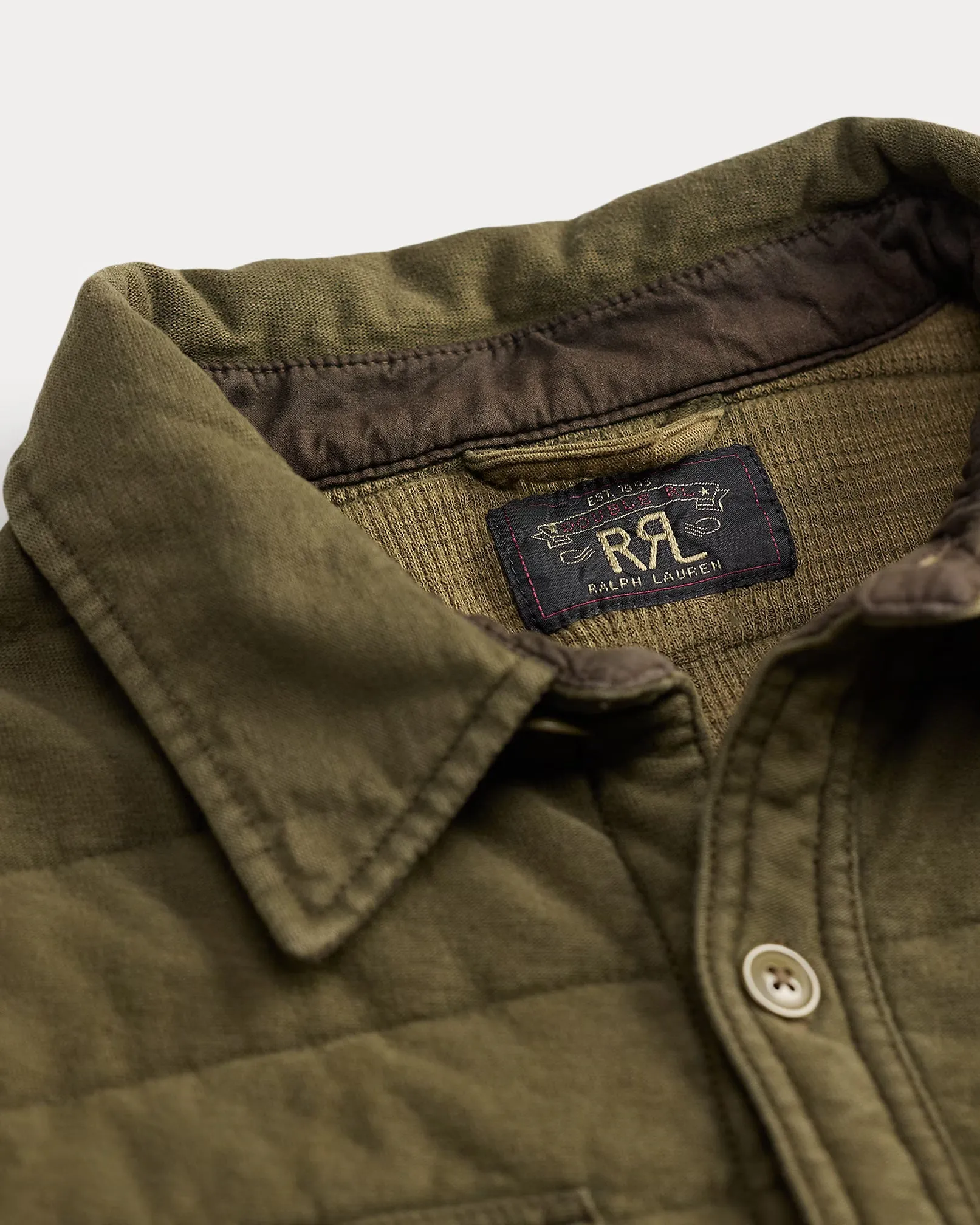 RRL Quilted Jersey Overshirt sold by Cave and Post product image thumbnail 4