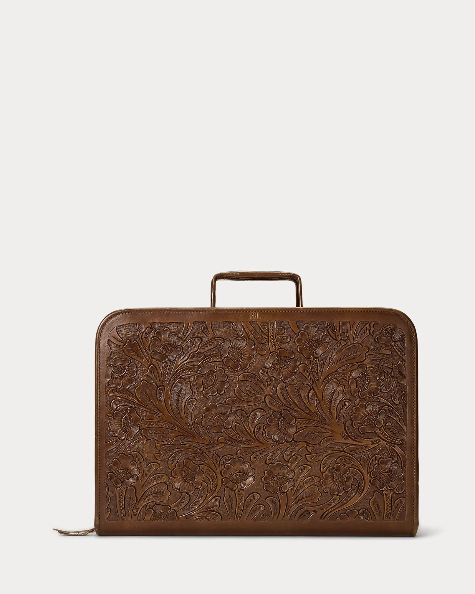 RRL Hand-Tooled Leather Briefcase sold by Cave and Post product image thumbnail 3