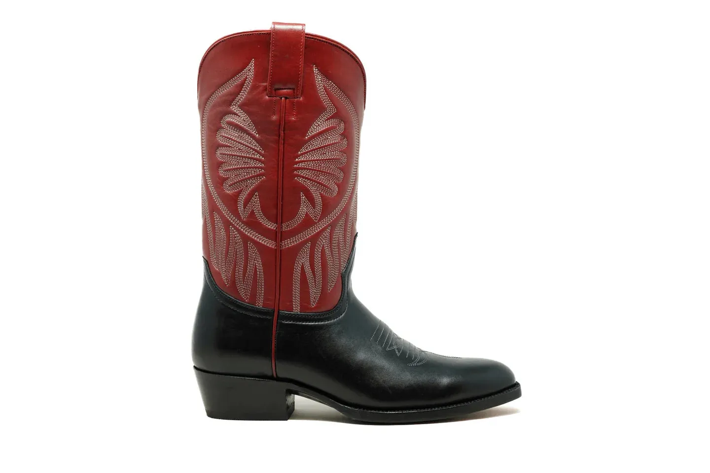 Unmarked Durango Boots Red/Black sold by Cave and Post