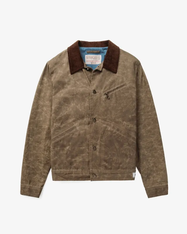 Schott 8510 Waxed Cotton Mechanic Jacket made by Schott NYC