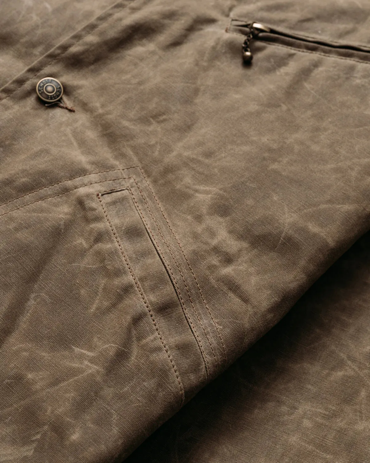 Schott 8510 Waxed Cotton Mechanic Jacket sold by Cave and Post product image thumbnail 2