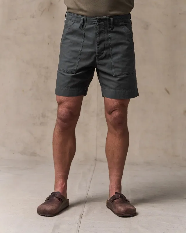 Field Supply Shorts - Washed Faded Black made by Filson