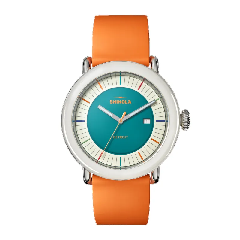 Shinola Detrola Watch-Limited Aqua Green made by Shinola