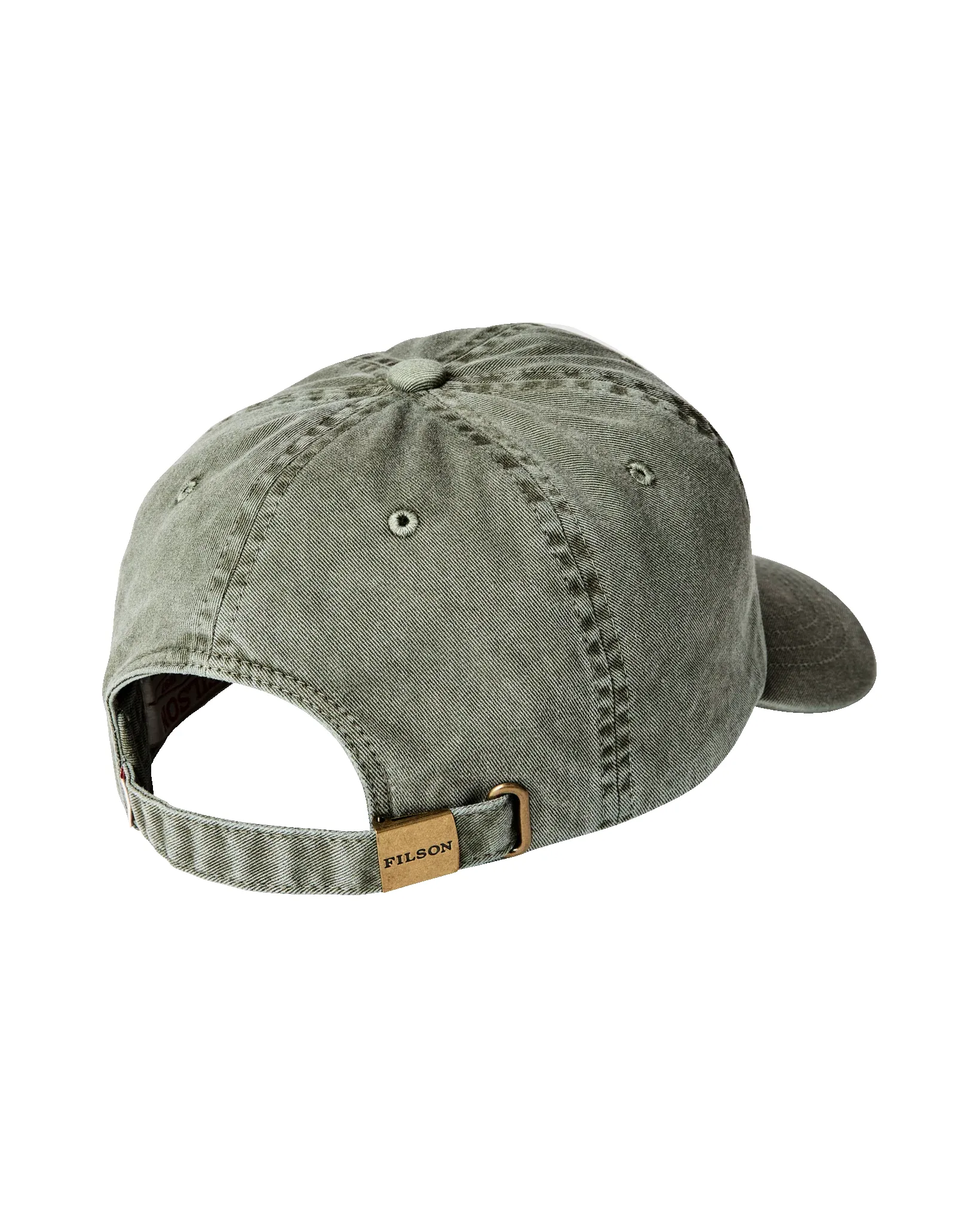 Washed Low-profile Logger Cap - Washed Olive sold by Cave and Post product image thumbnail 2
