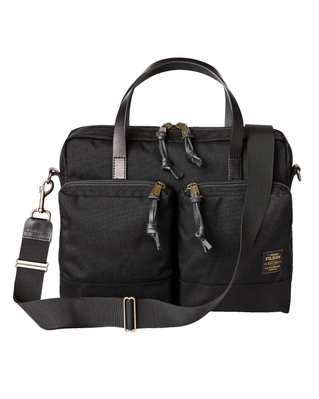 Dryden Briefcase - Black made by Filson