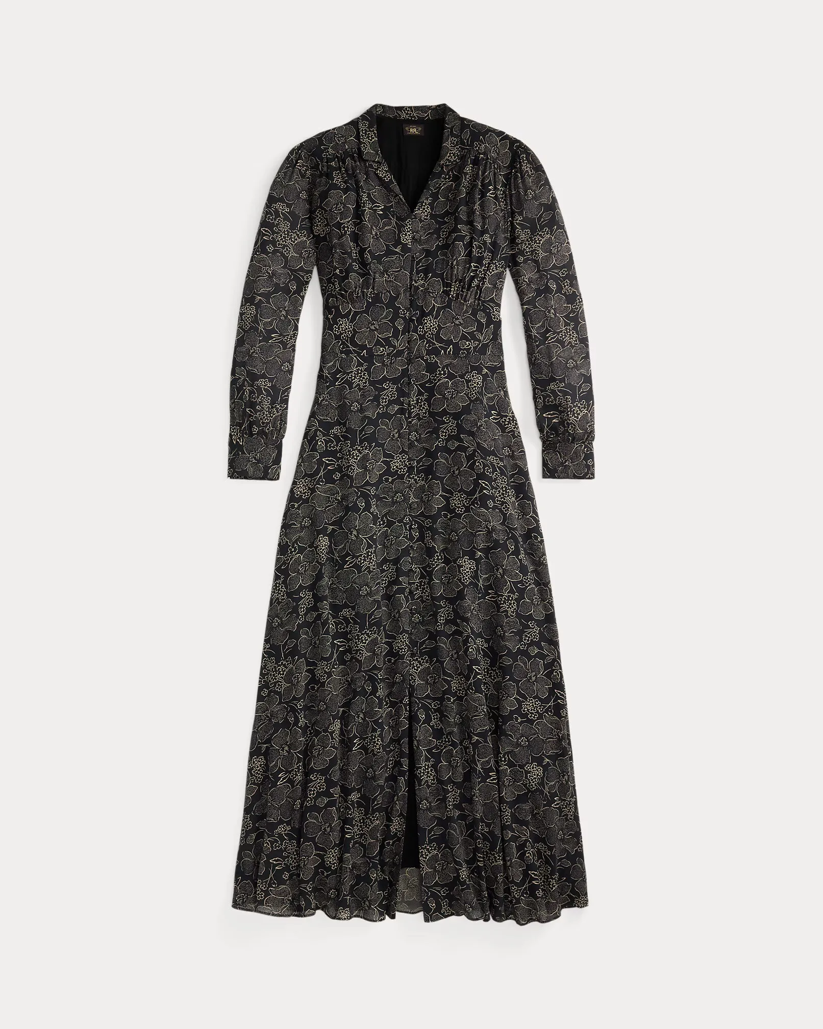 RRL Floral-Print Crepe Dress sold by Cave and Post