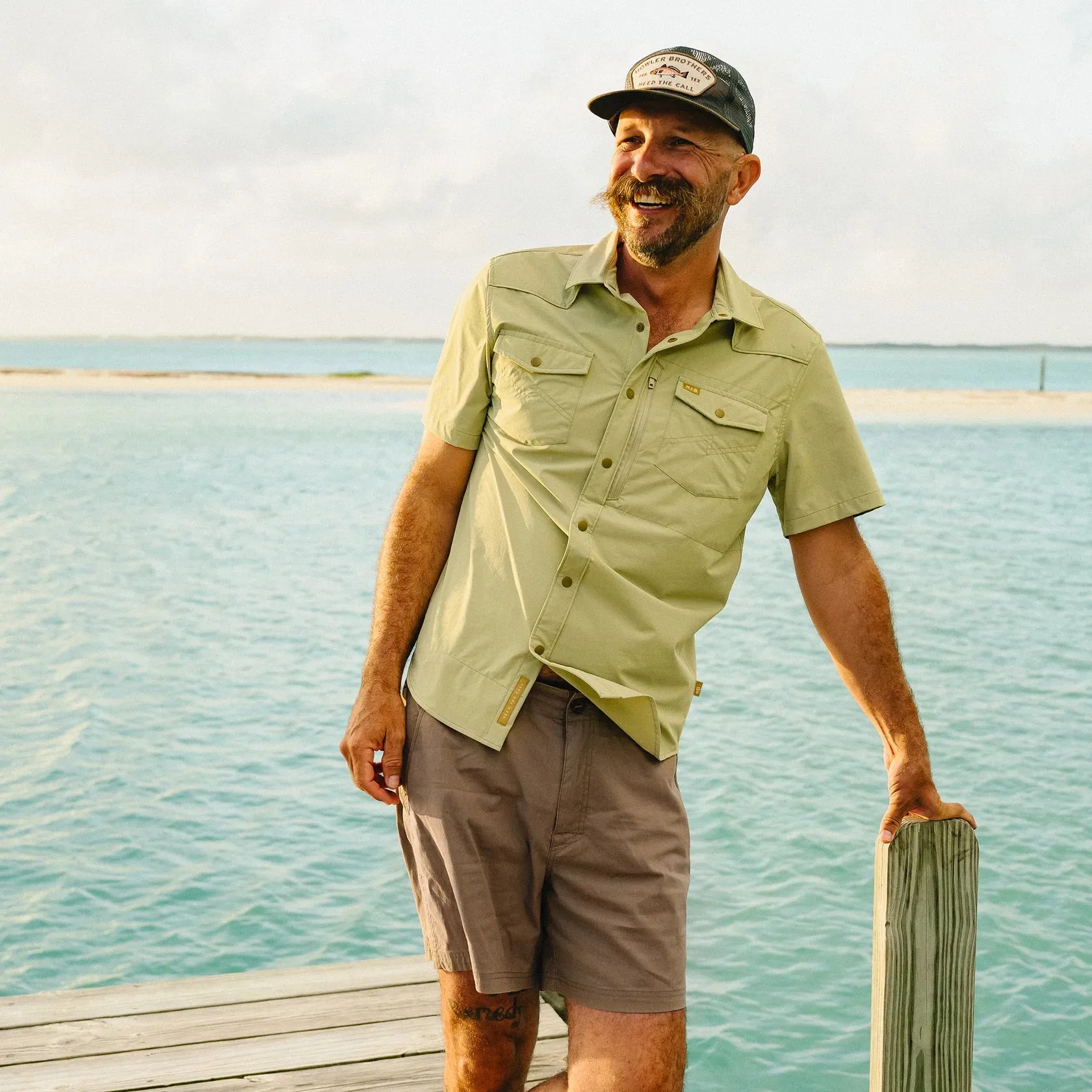 Horizon Walk Shorts - Taupe sold by Cave and Post product image thumbnail 3