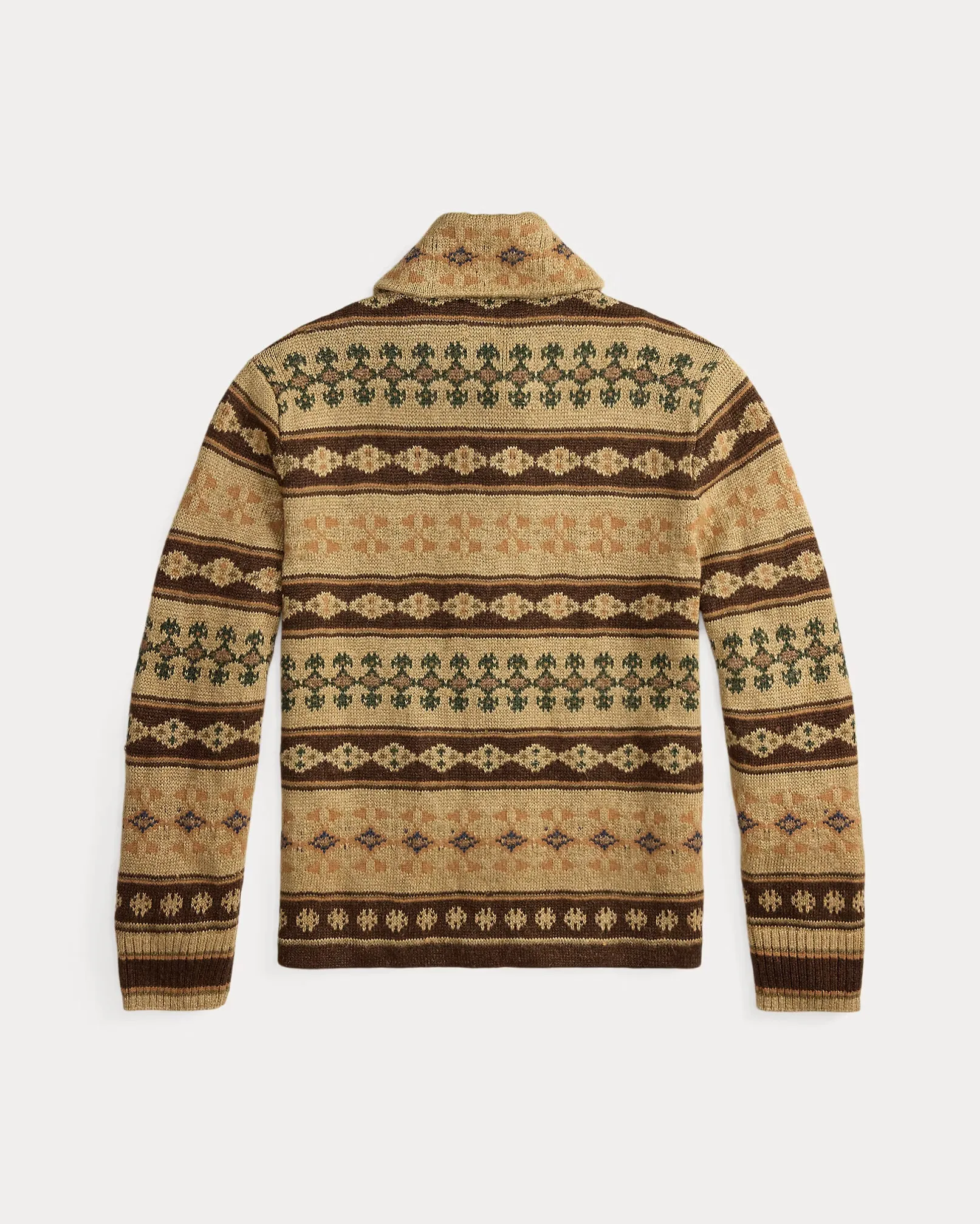RRL Jacquard-Knit Linen-Blend Cardigan sold by Cave and Post product image thumbnail 2