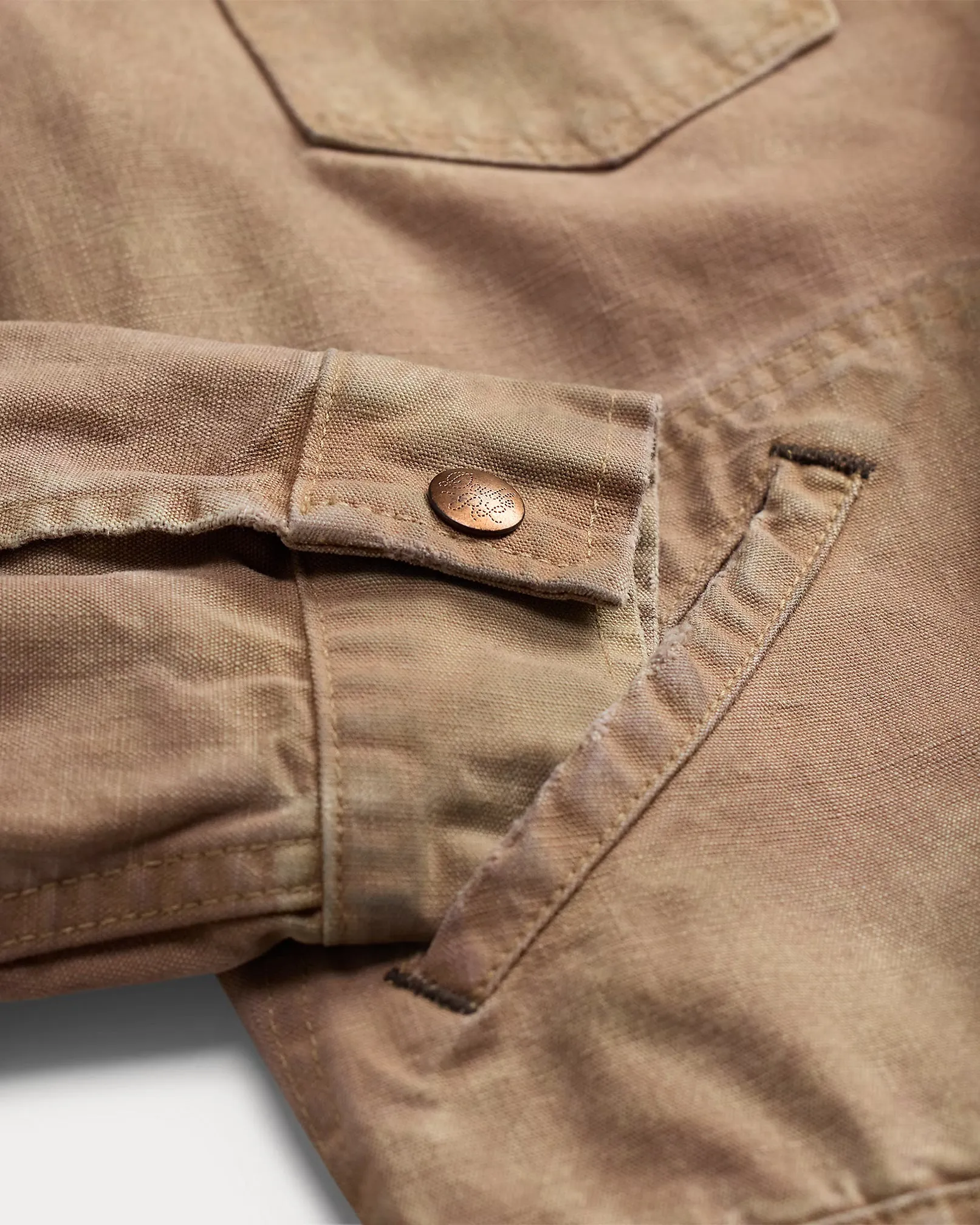 RRL Distressed Canvas Trucker Jacket sold by Cave and Post product image thumbnail 4