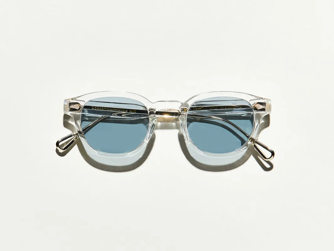 LEMTOSH-TT SE SUN - CRYSTAL/GOLD BLUE made by MOSCOT