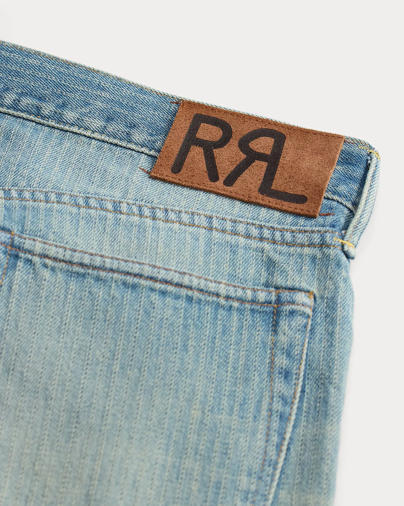 RRL High Slim Jacquard Denim Jean sold by Cave and Post product image thumbnail 5