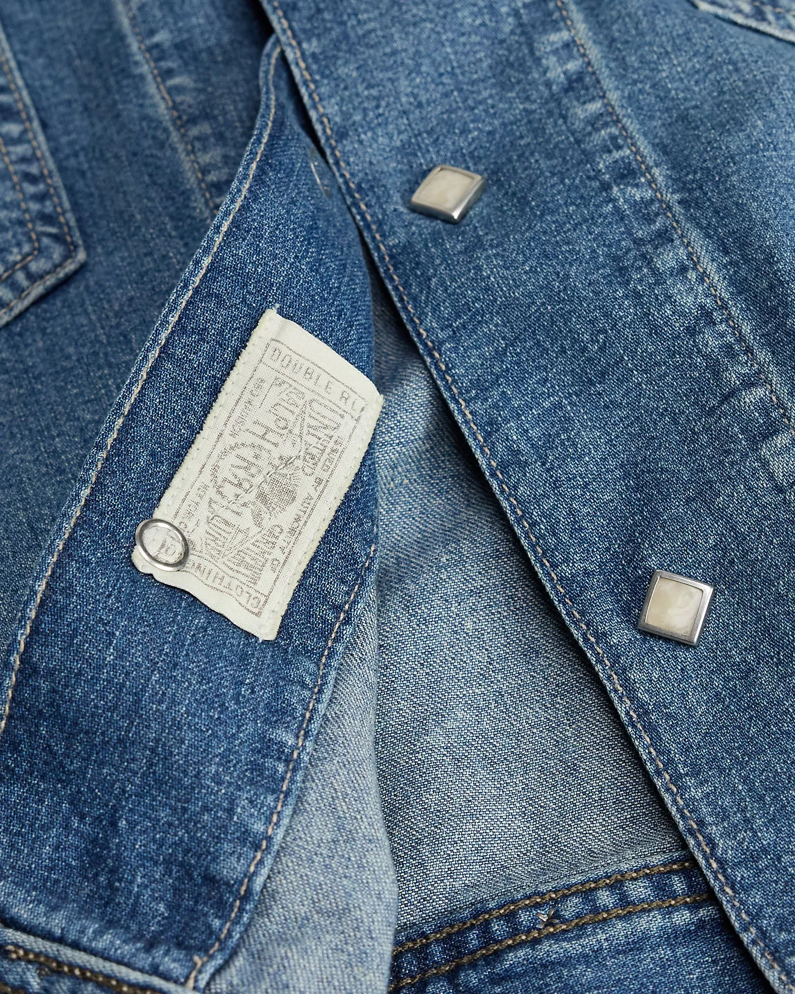 RRL Studded Indigo Denim Jacket sold by Cave and Post product image thumbnail 4
