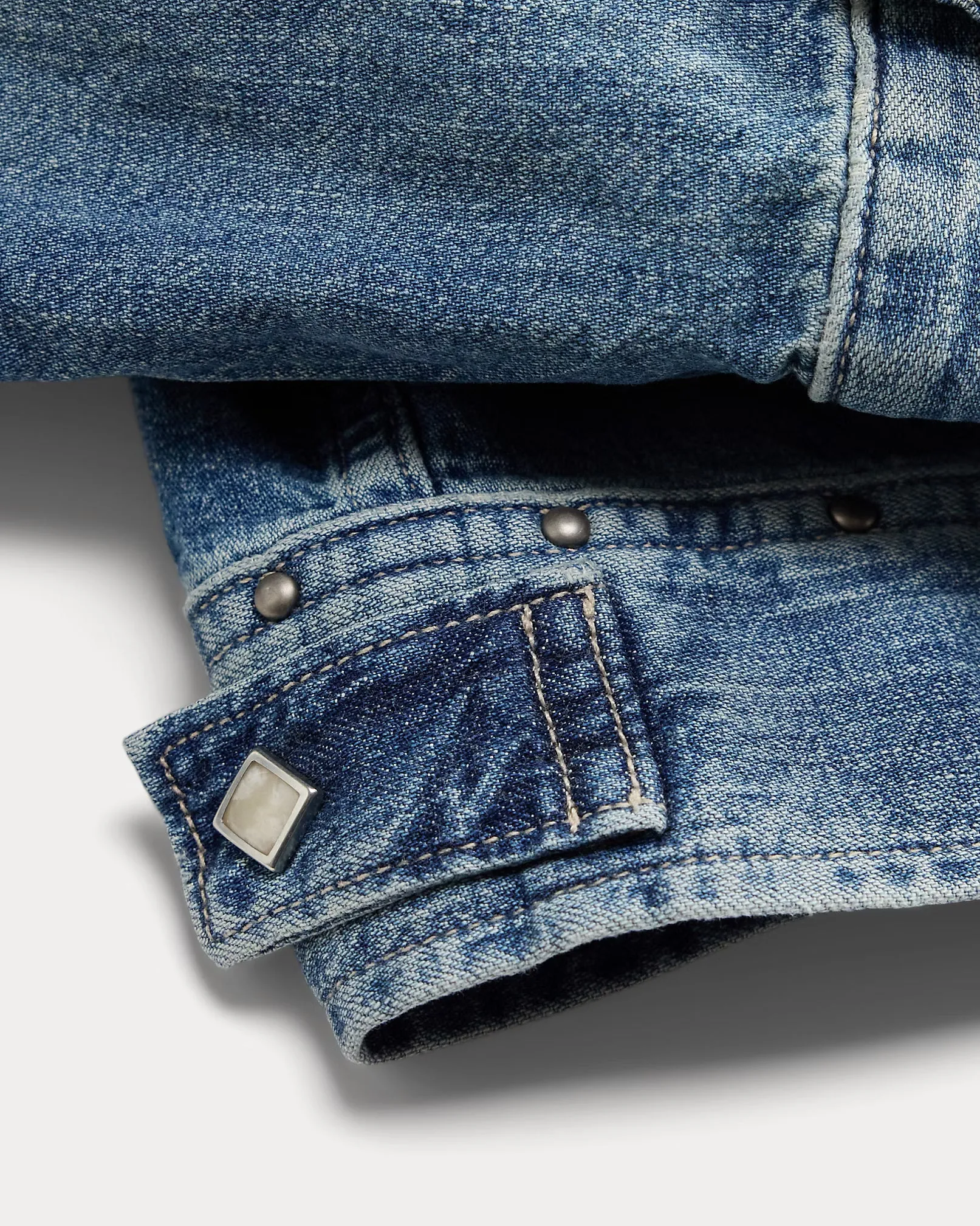 RRL Studded Indigo Denim Jacket sold by Cave and Post product image thumbnail 5