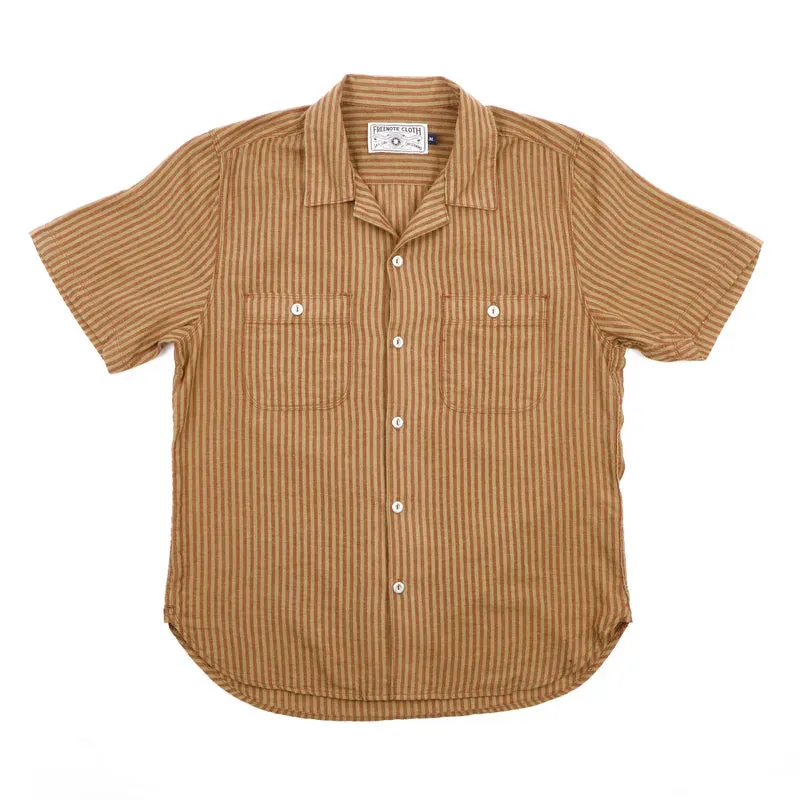 Dayton Terracotta Stripe made by Freenote Cloth