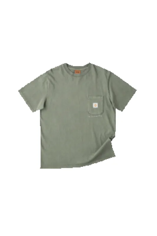 Forest Vintage Pocket Ss T-Shirt made by Rhythm.