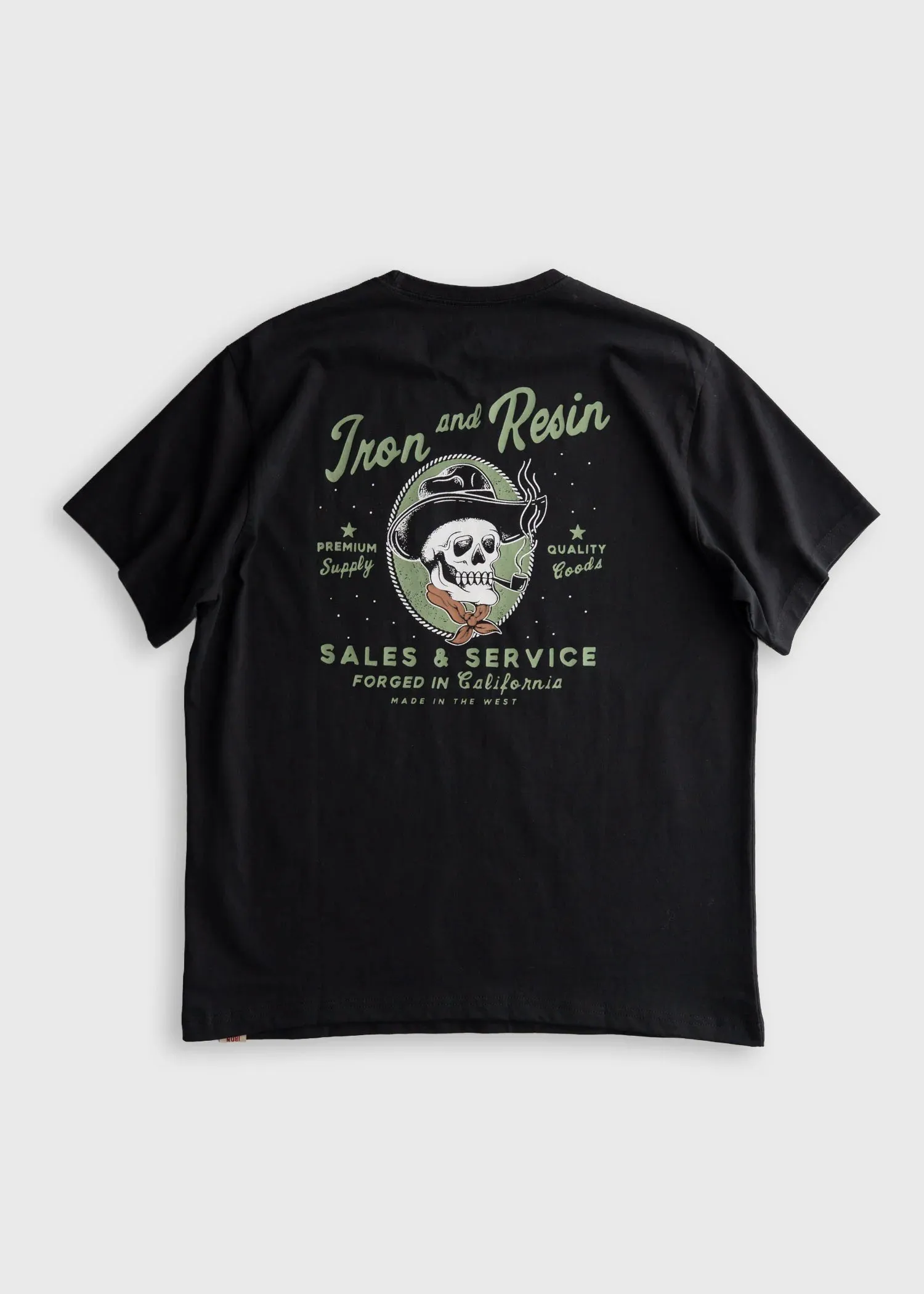 Old Cowboy Pocket Tee-Black sold by Cave and Post