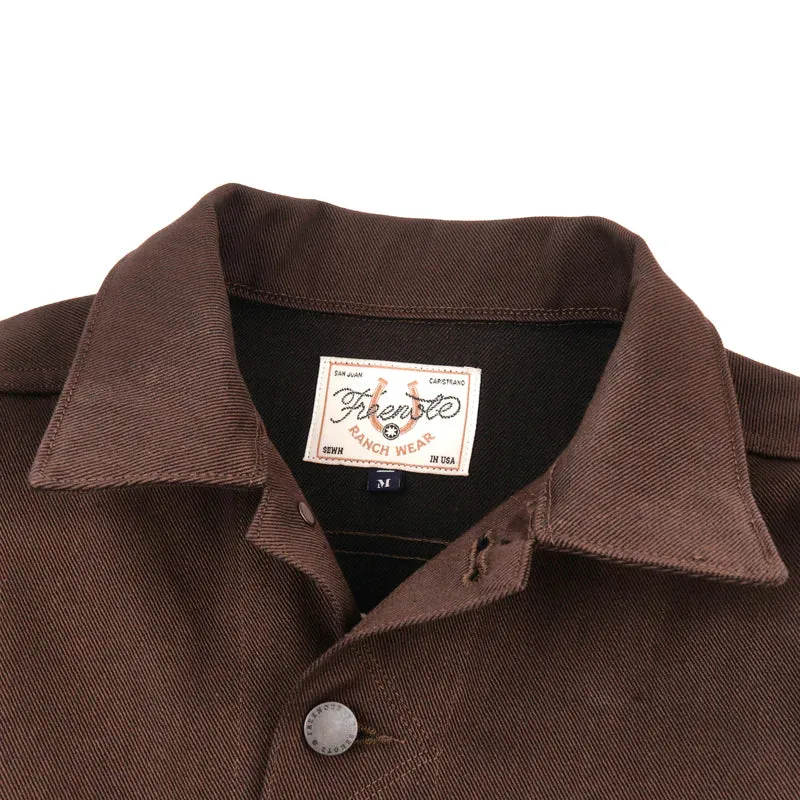 High Low 15 Ounce Dark Brown Denim Jacket sold by Cave and Post product image thumbnail 2