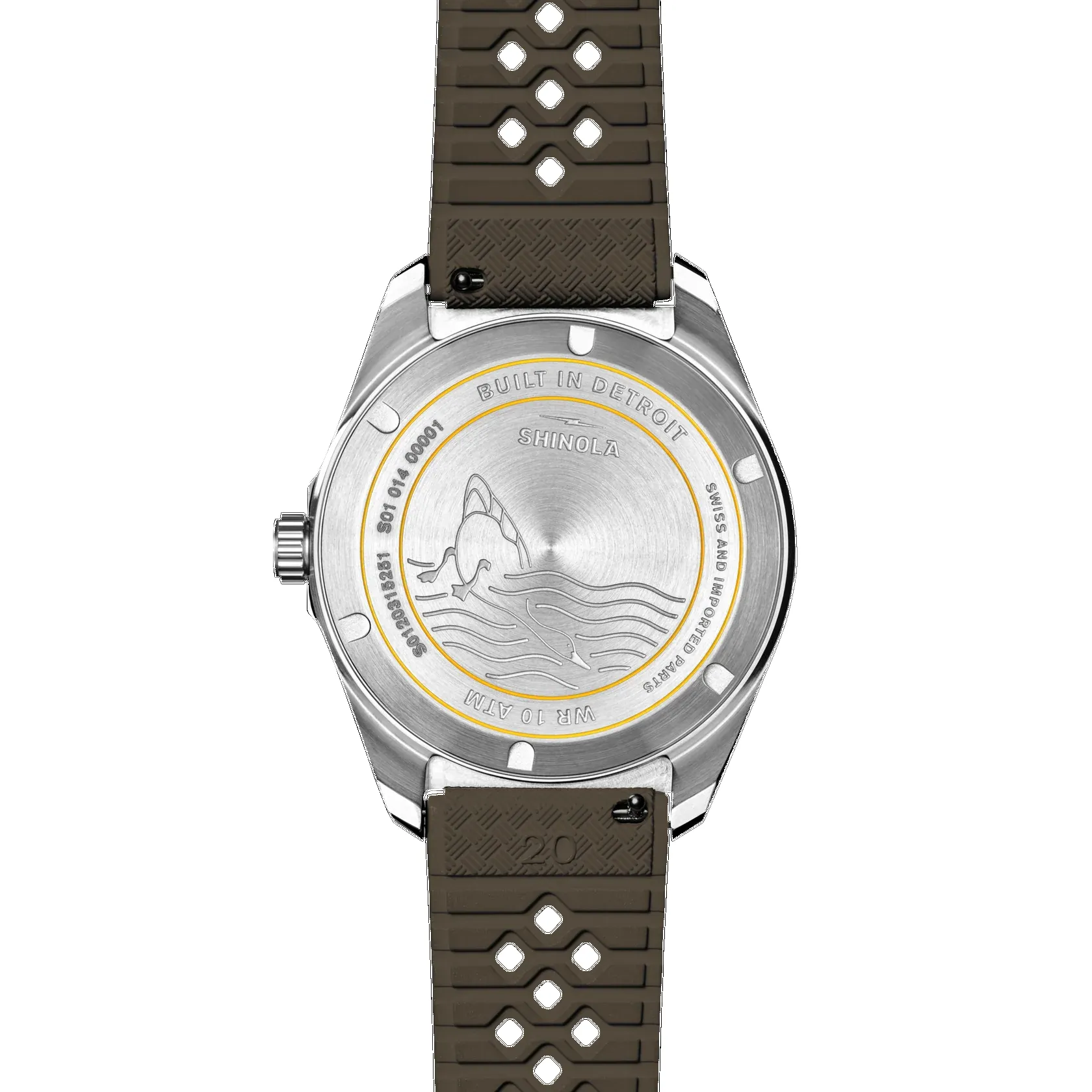 Shinola Duck Mallard Brown 40mm sold by Cave and Post product image thumbnail 2