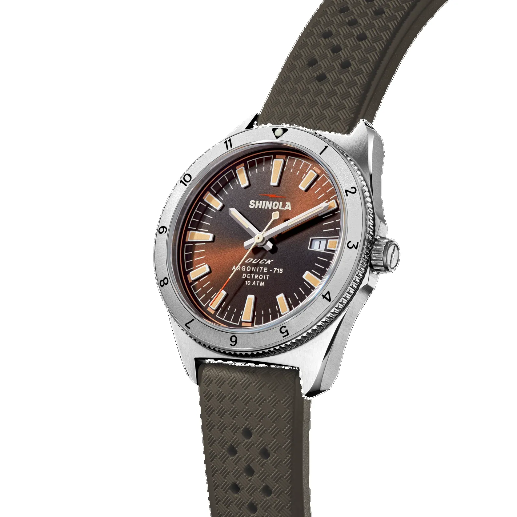 Shinola Duck Mallard Brown 40mm sold by Cave and Post product image thumbnail 3