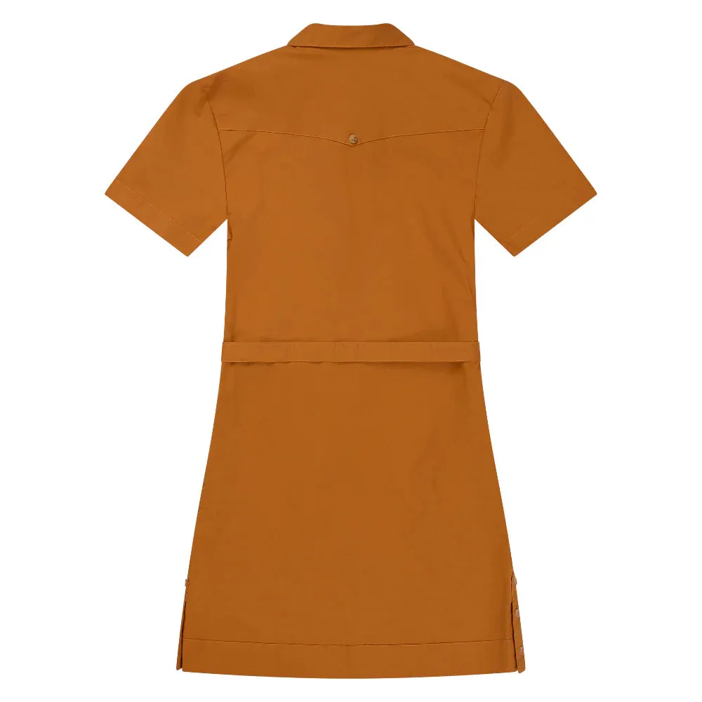 Tejas Guayabera Dress - Burnt Orange sold by Cave and Post product image thumbnail 4