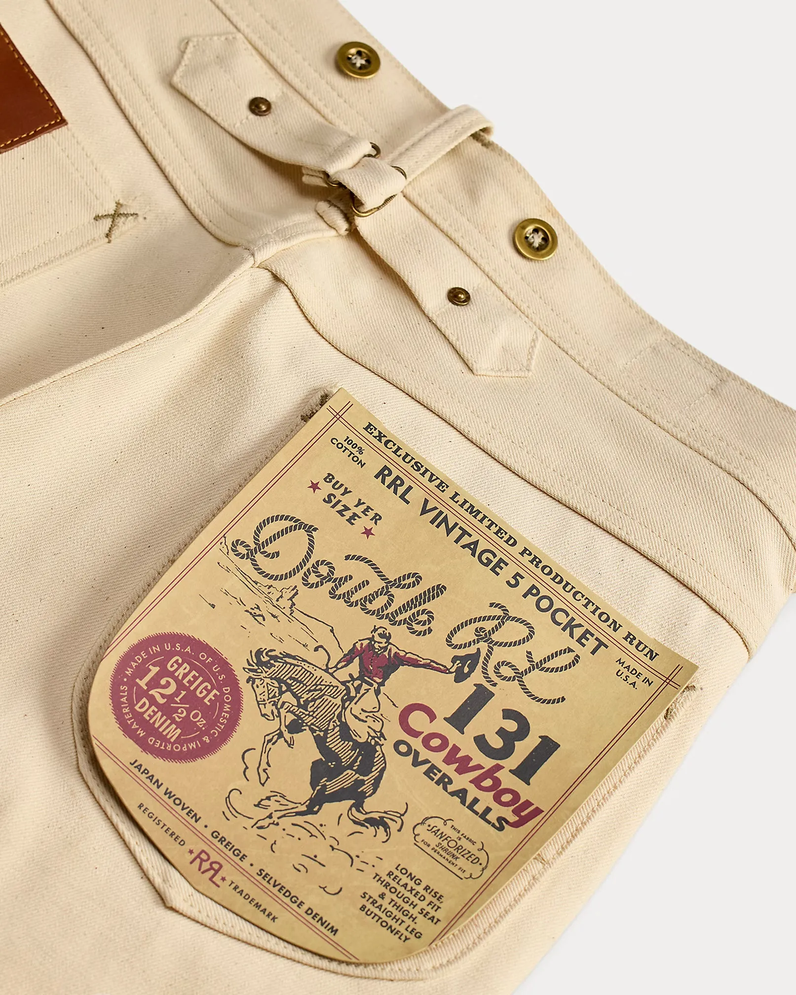 RRL Limited-Edition Seeded Selvedge Jean sold by Cave and Post product image thumbnail 4