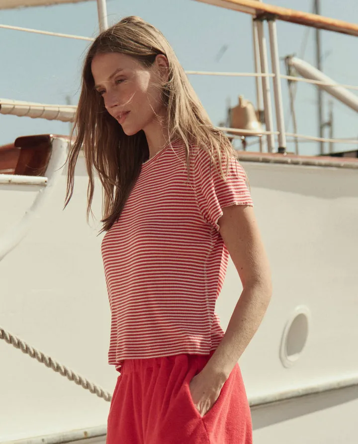 The Little Tee. Pimento Stripe. sold by Cave and Post product image thumbnail 2