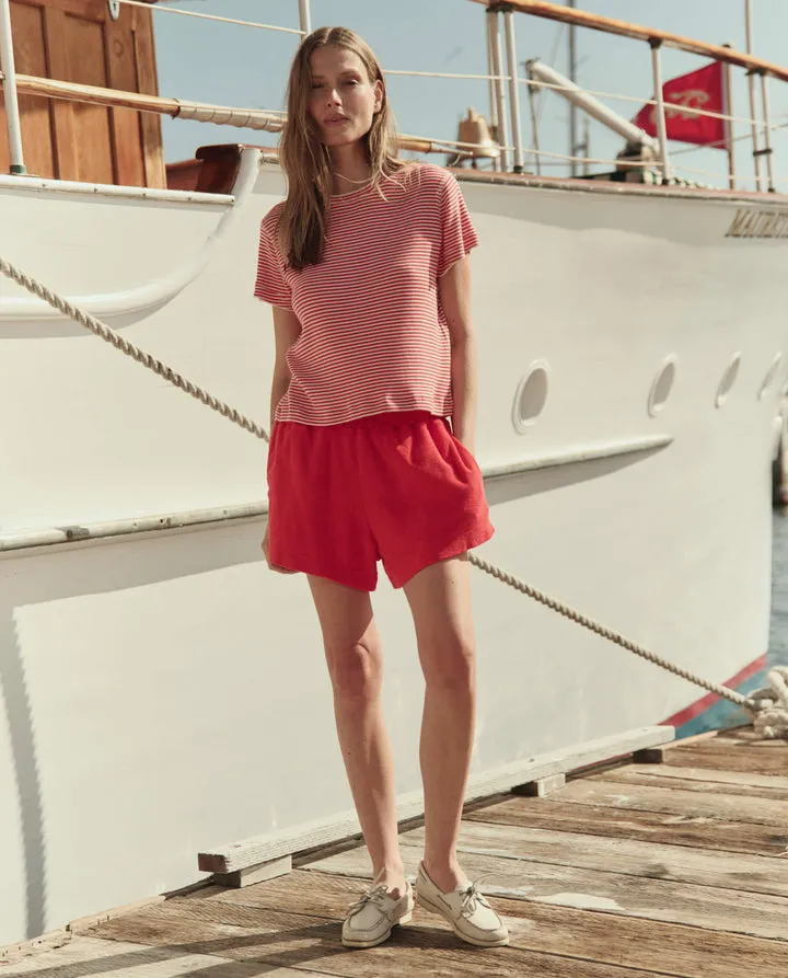 The Little Tee. Pimento Stripe. sold by Cave and Post product image thumbnail 4