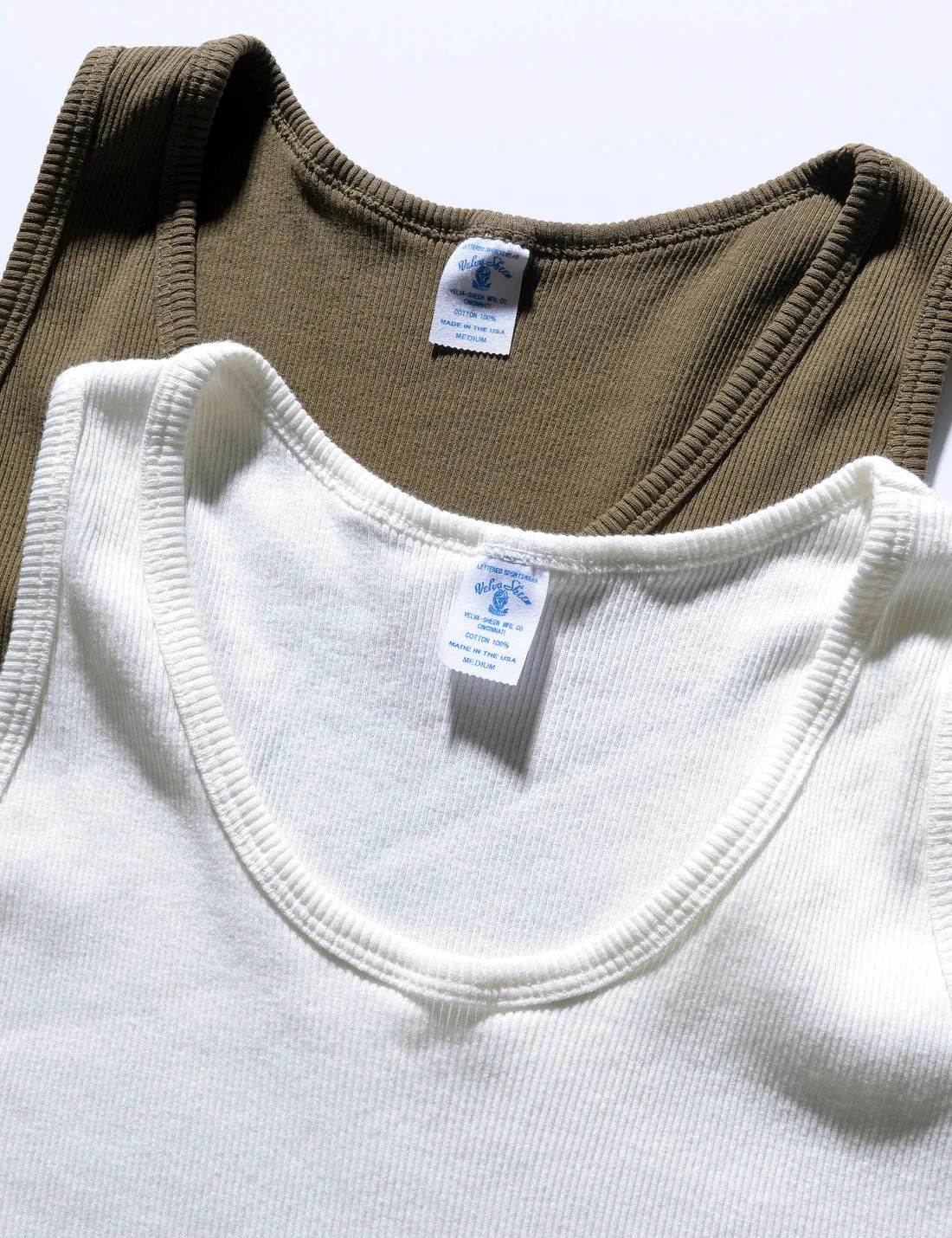 One-Pack Ribbed Tank Top | White sold by Cave and Post product image thumbnail 3