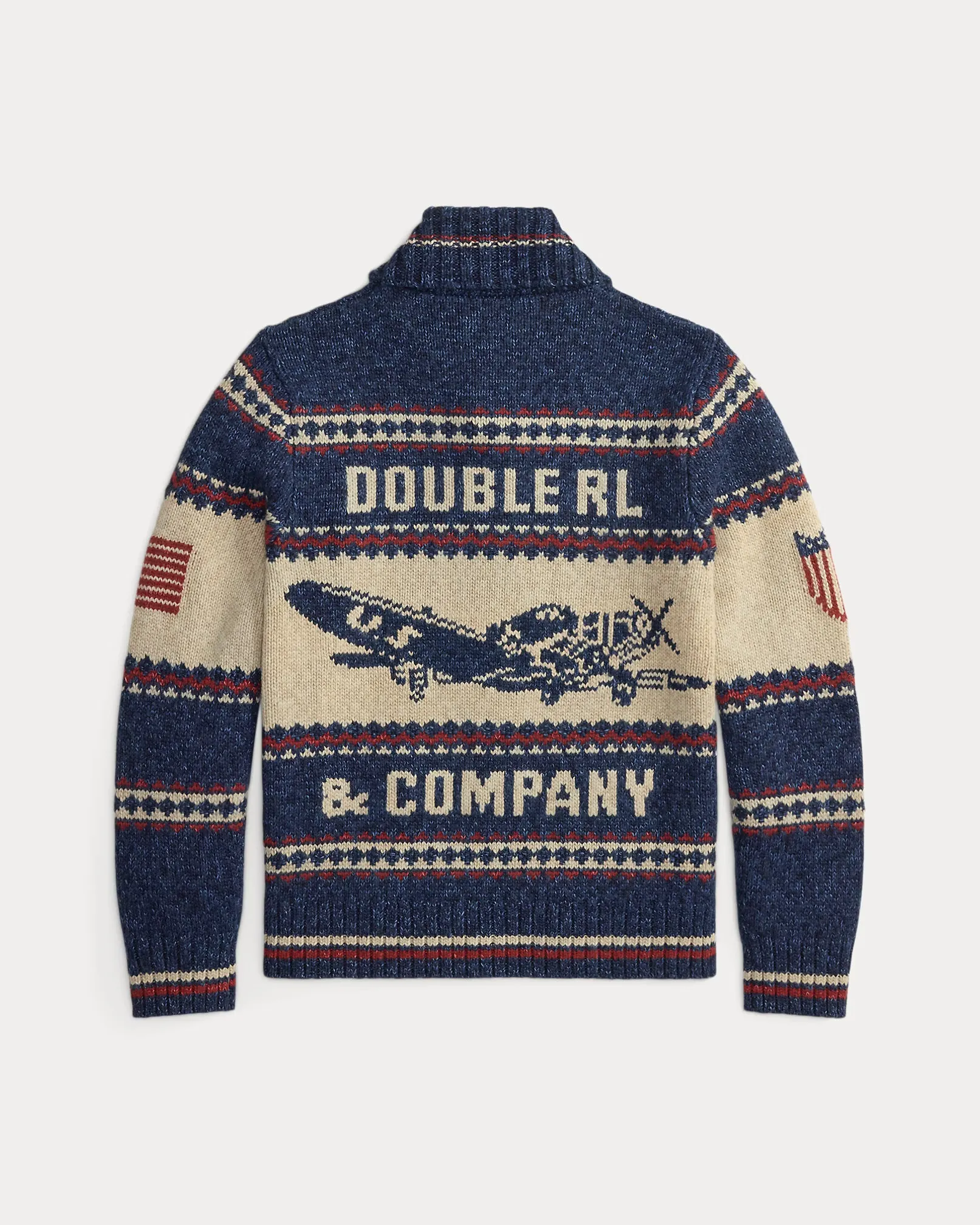 RRL Airplane-Graphic Full-Zip Cardigan sold by Cave and Post product image thumbnail 2