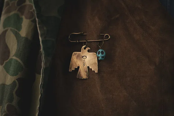 Warbird Safety Pin sold by Cave and Post