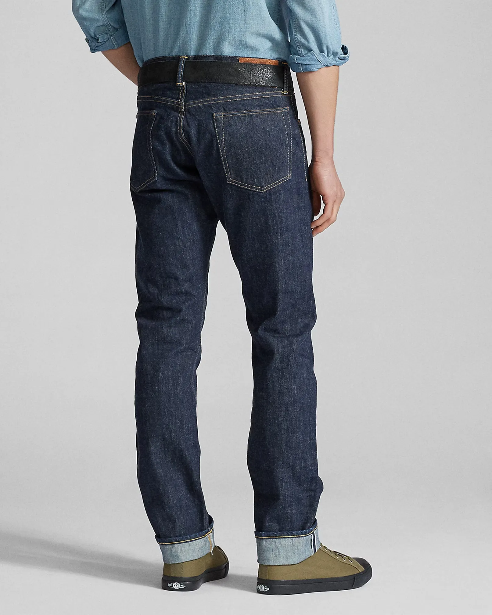 RRL Slim Fit Once-Washed Selvedge Jean sold by Cave and Post product image thumbnail 4