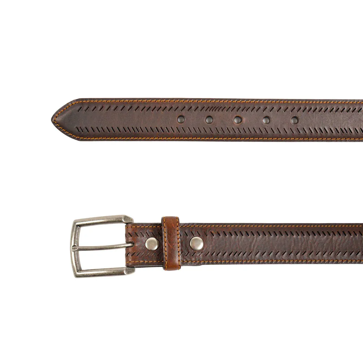 Vintage Bison Driggs Leather Belt sold by Cave and Post product image thumbnail 3