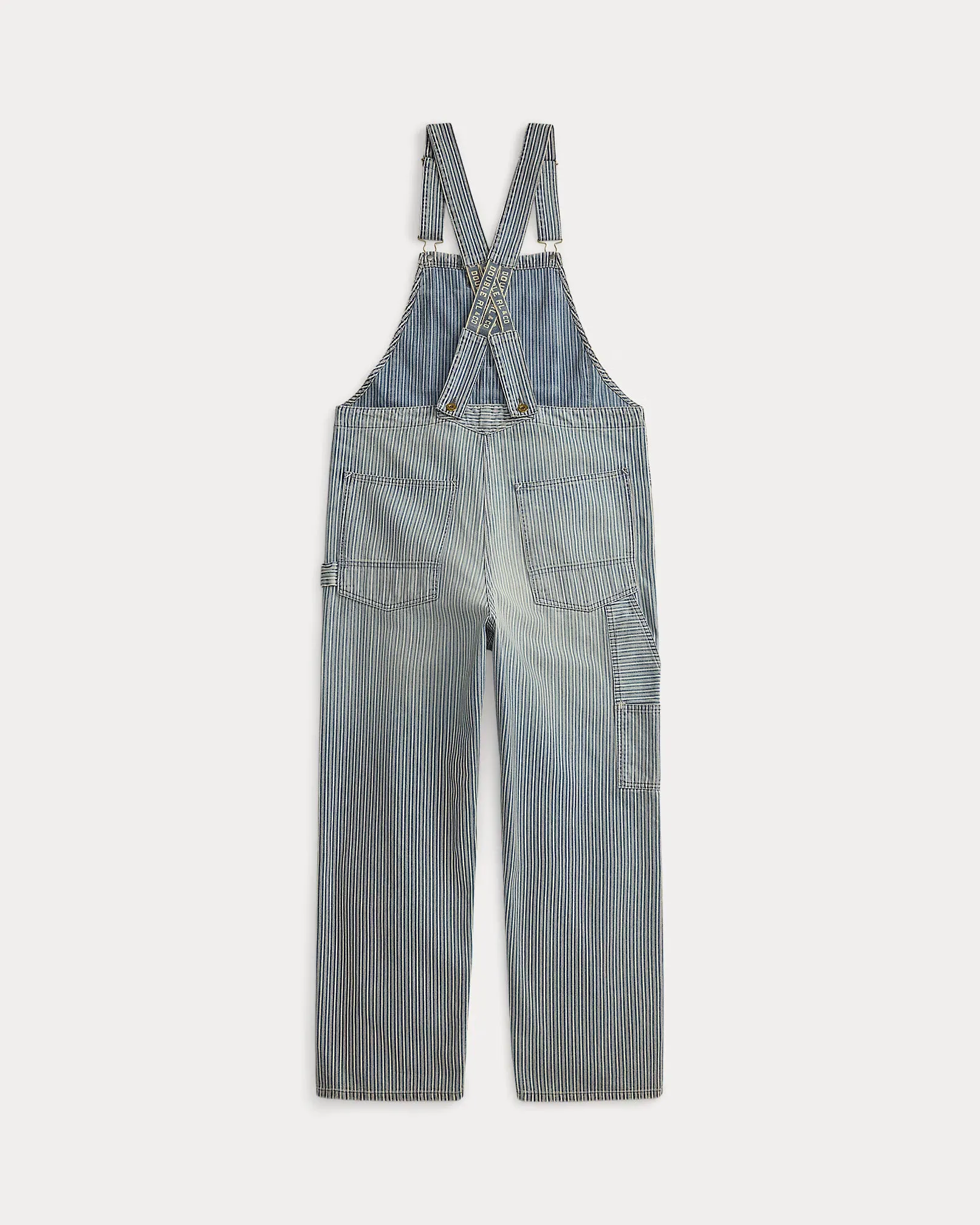 RRL Indigo Striped Twill Overall sold by Cave and Post product image thumbnail 2