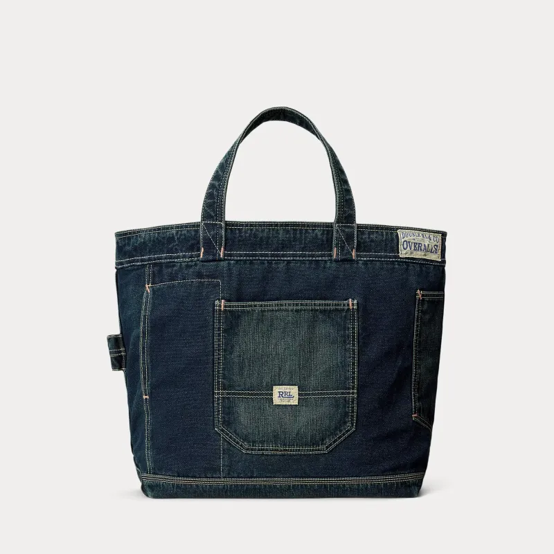RRL Indigo Canvas Tote made by RRL