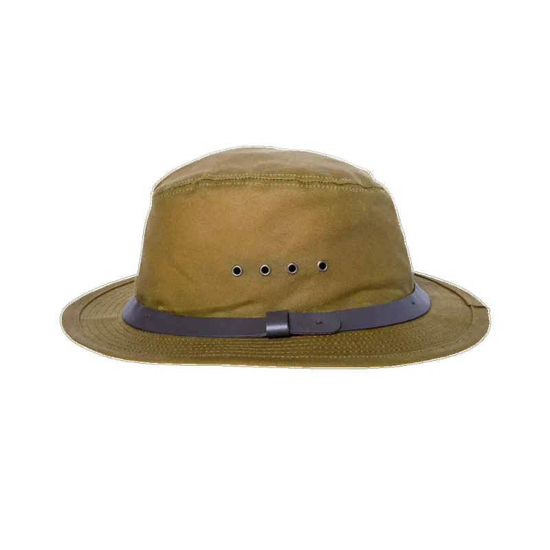 Tin Cloth Packer Hat-Dark Tan made by Filson