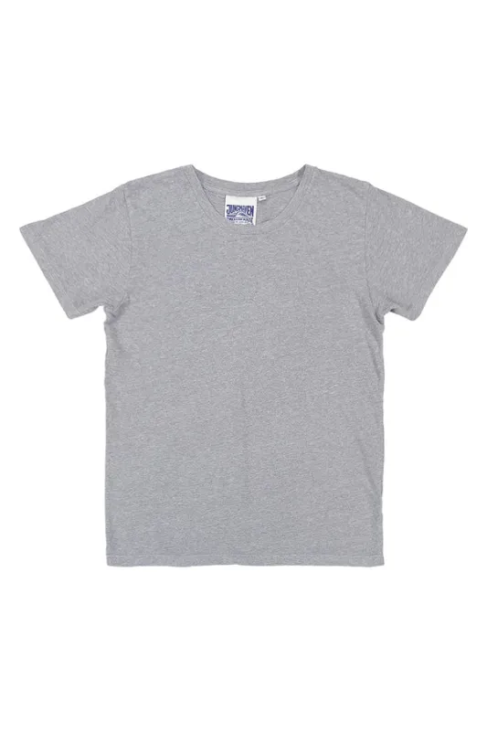 Lorel Tee-Heather Grey made by Jungmaven
