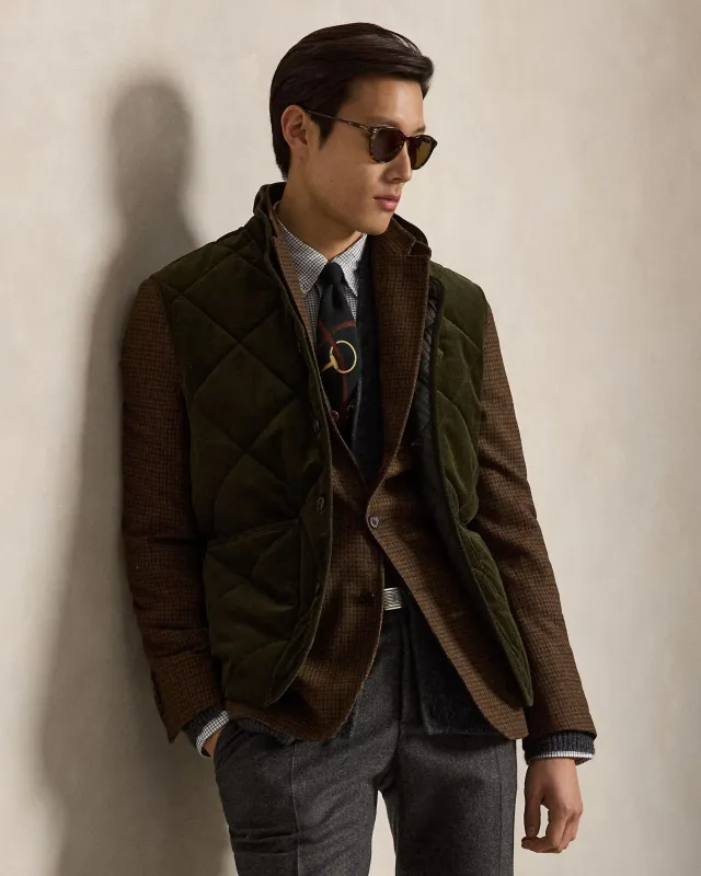 Quilted Corduroy Vest made by Polo by Ralph Lauren