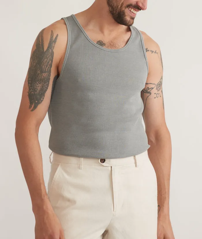 Carter Rib Tank - Mid Grey sold by Cave and Post product image thumbnail 5