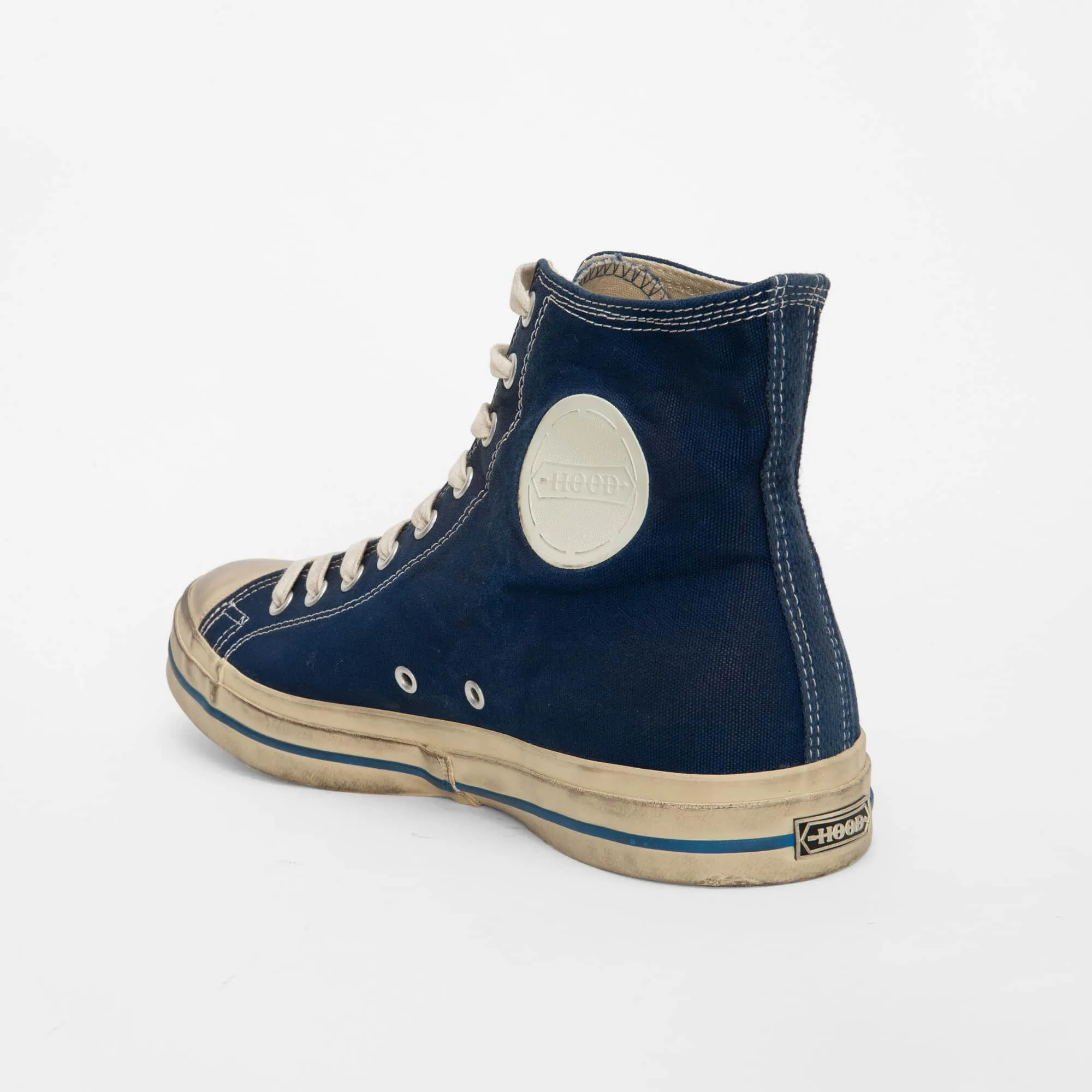 HOOD 1955 CONFERENCE‎ HIGH CUT SNEAKERS LOYAL BLUE size 8.5 Hood Unisex 1955 Conference High Cut Sneakers Shoes Blue  main image 3