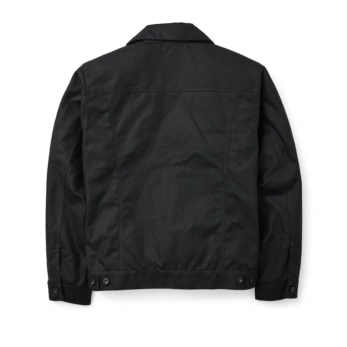 TIN CLOTH SHORT LINED CRUISER JACKET - BLACK sold by Cave and Post product image thumbnail 2