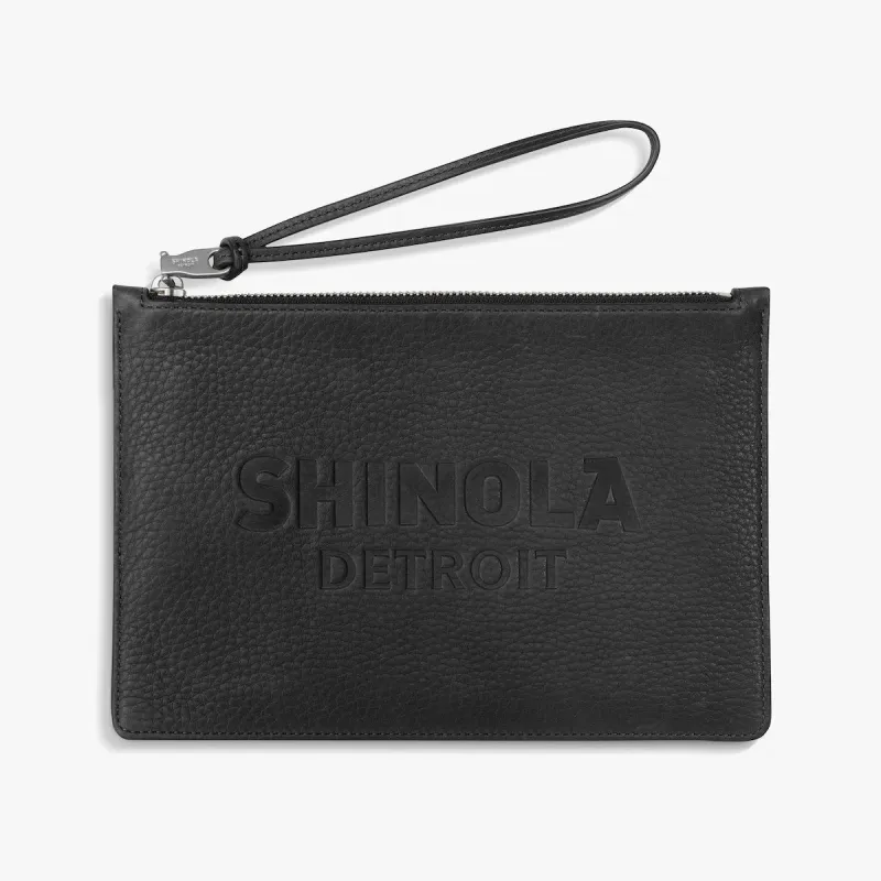 SHINOLA LOGO POUCH sold by Cave and Post