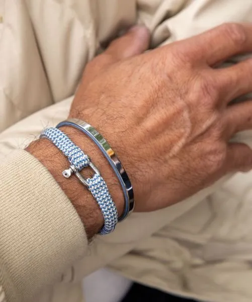 VICIOUS VIK IVORY - PIGEON BLUE | SILVER sold by Cave and Post product image thumbnail 2