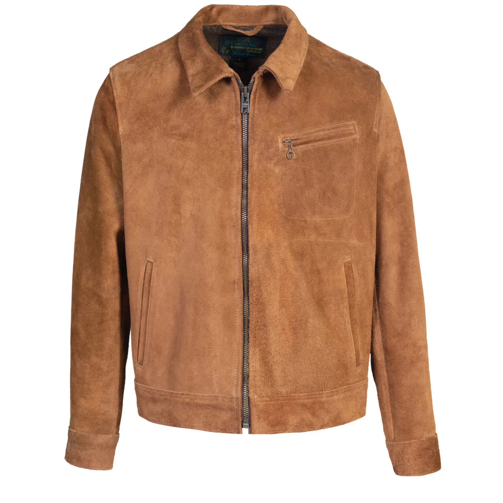 Unlined Rough Out Cowhide Jacket sold by Cave and Post
