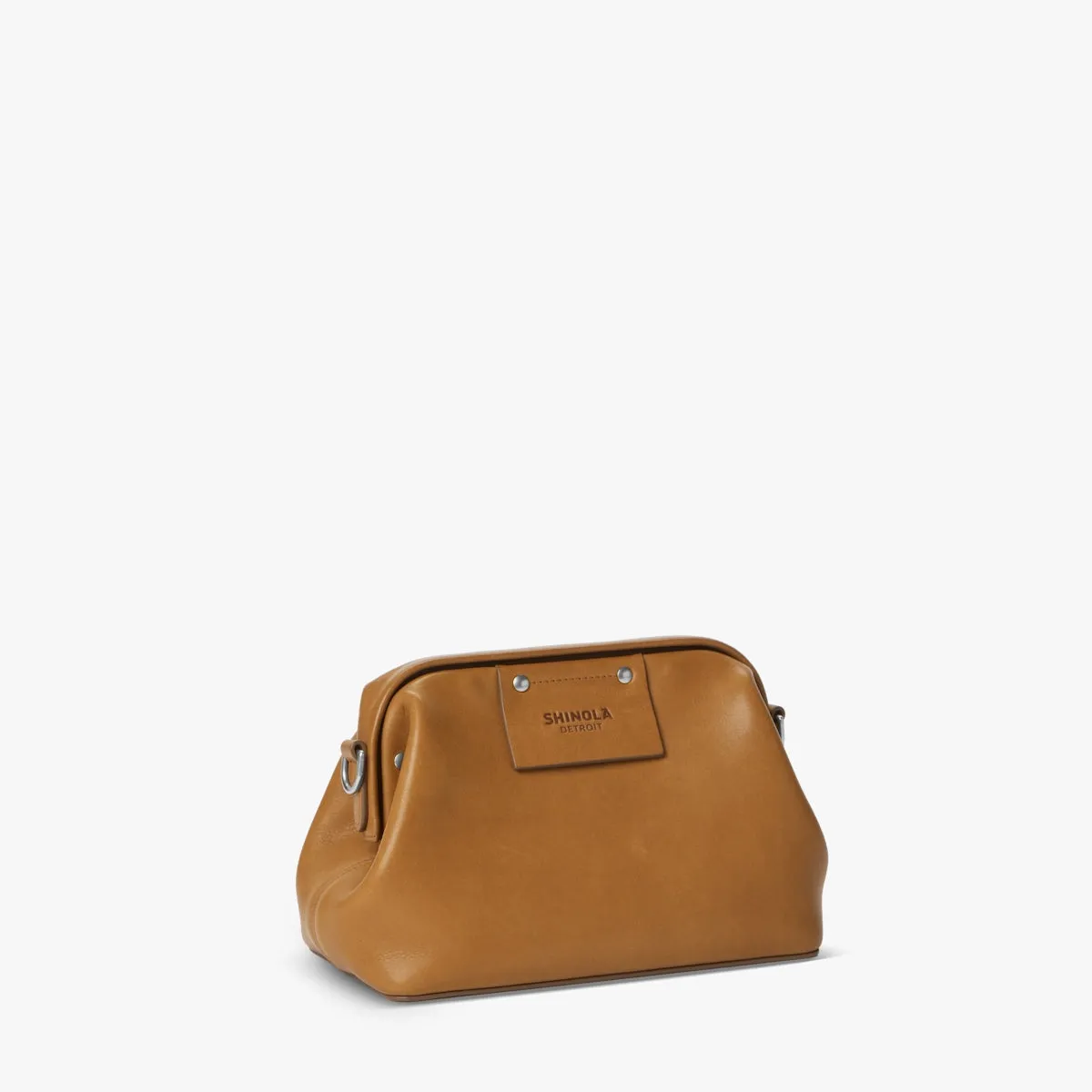 Rivet Frame Shoulder Bag - Natural Leather sold by Cave and Post product image thumbnail 4