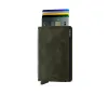 Slimwallet - Vintage Olive-Black sold by Cave and Post