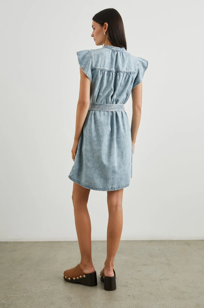 Letta Dress - Faded Indigo sold by Cave and Post product image thumbnail 5